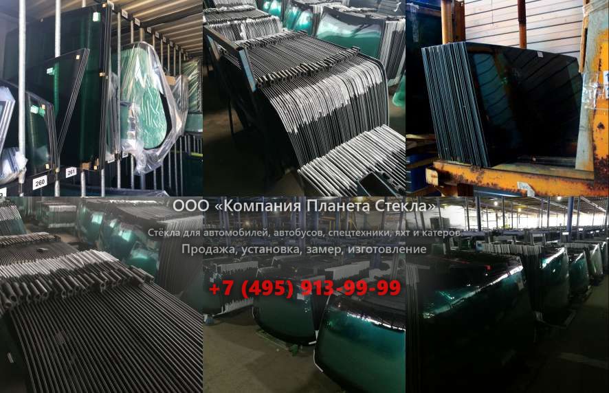 Левое стекло на Doosan SOLAR 450LC-V