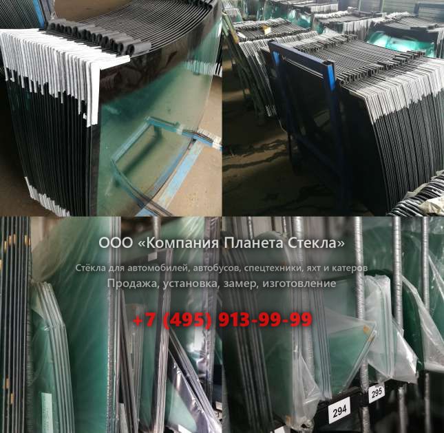 Стекло правое кузовное на Case CX350B