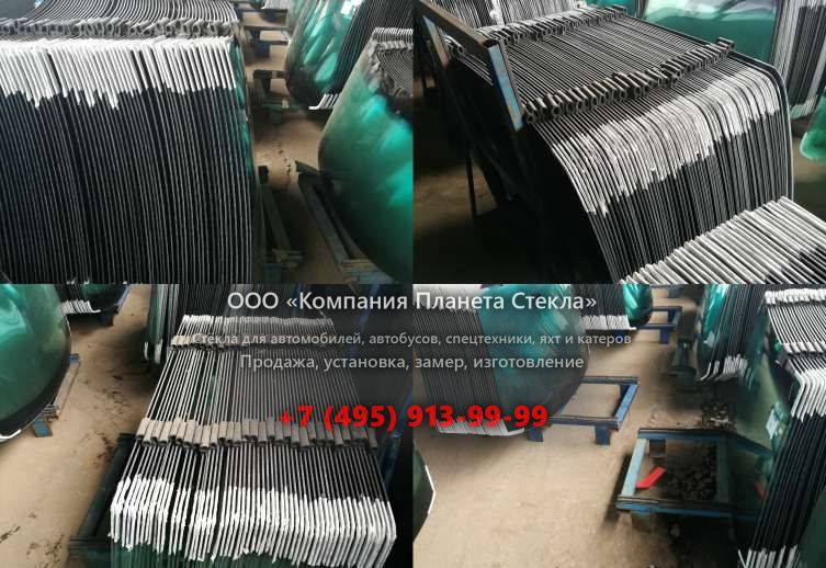 Стекло левое кузовное для Case WX148