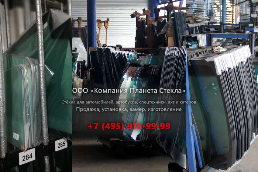 Стекло правое кузовное для JCB 225T