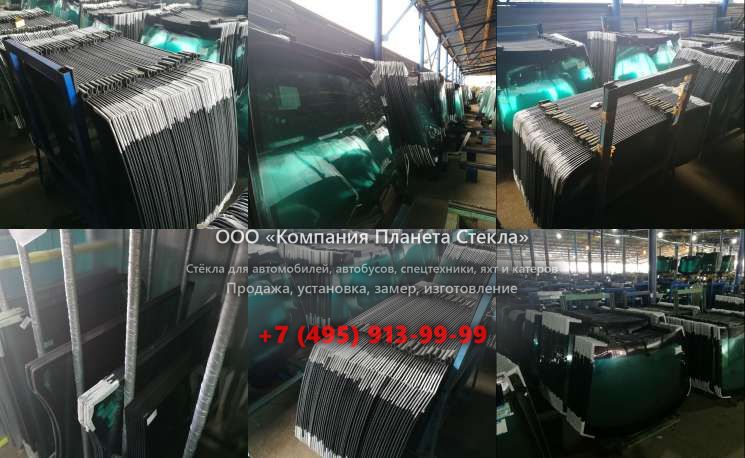 Правое стекло для Doosan Mega 160-V
