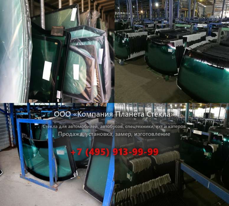 Левое стекло для Doosan DX255LC