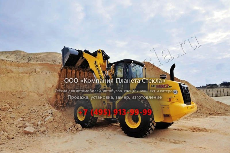 Стекло для New Holland W - Series (Фронтальный погрузчик)