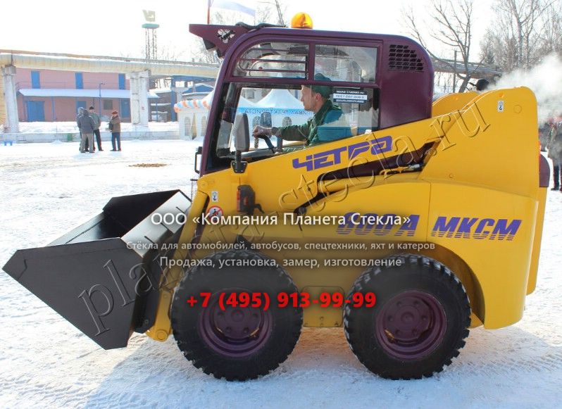 Стекло для МКСМ-1000Н (Мини-погрузчик ЧЕТРА)