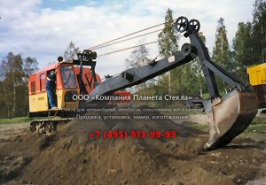 Стекло для гусеничных экскаваторов Akerman 575