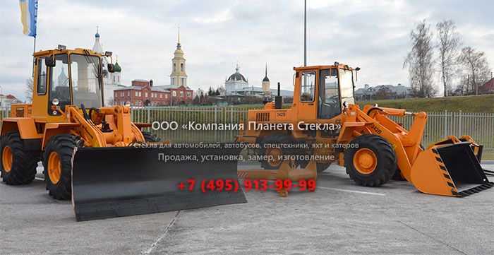 Стекло для экскаваторов-погрузчиков Амкодор А-505