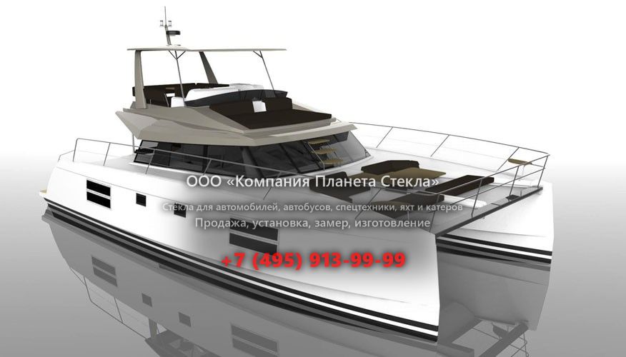 Стекло для моторная яхта с флайбриджем, катамаранов Bavaria Nautitech 47 Power
