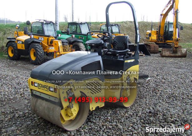 Стекло для гладковальцовых катков Bomag BW 100 AD-4