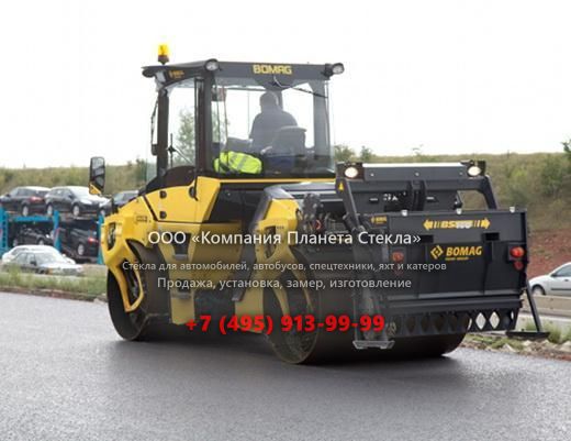 Стекло для гладковальцовых катков Bomag BW 151 AD-5