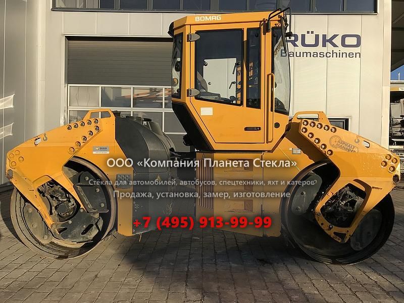 Стекло для гладковальцовых катков Bomag BW 154 AD-4 AM