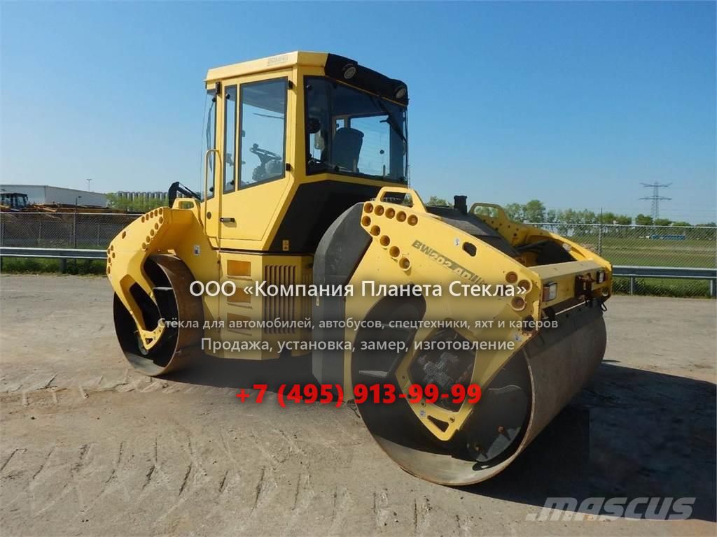 Стекло для гладковальцовых катков Bomag BW 202 AD-4