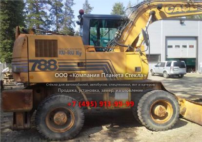 Стекло для колёсных экскаваторов Case 788 SR P2AL