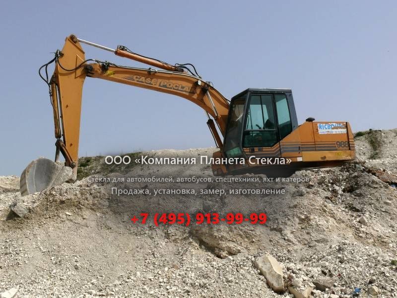 Стекло для колёсных экскаваторов Case 988 P4A Plus