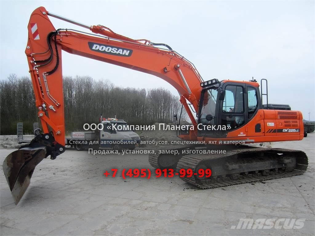 Стекло для гусеничных экскаваторов Doosan DX225LC