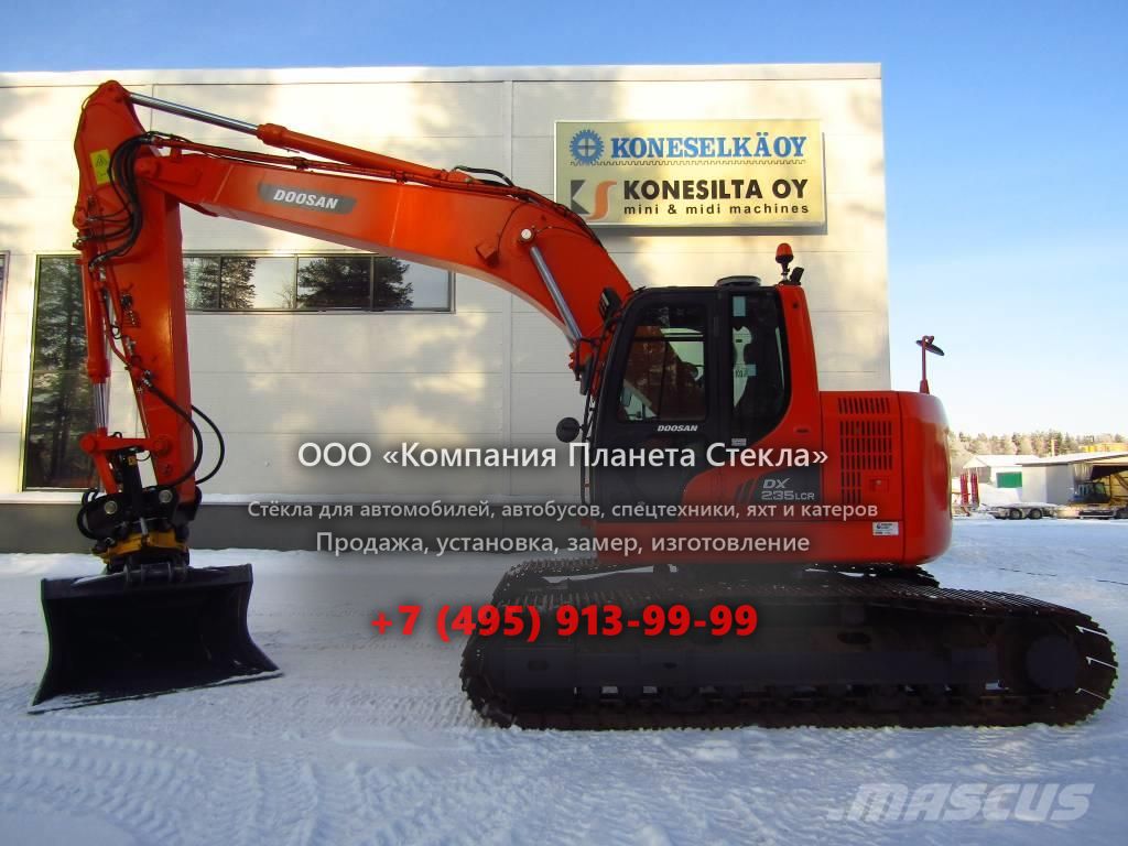 Стекло для гусеничных экскаваторов Doosan DX235LCR