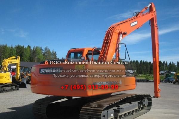 Стекло для гусеничных экскаваторов Doosan DX255LC SLR