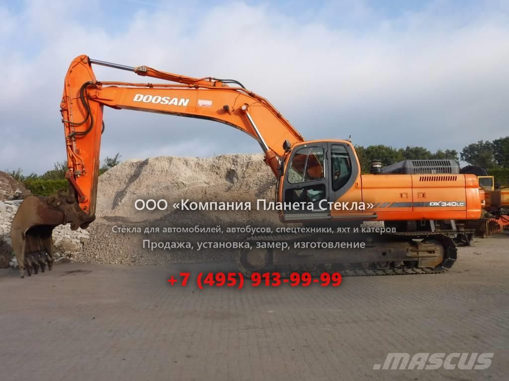 Стекло для машин для сноса зданий Doosan DX340