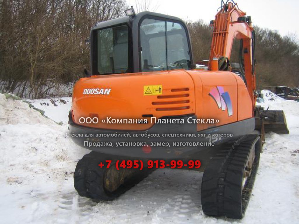 Стекло для гусеничных экскаваторов Doosan SOLAR 75