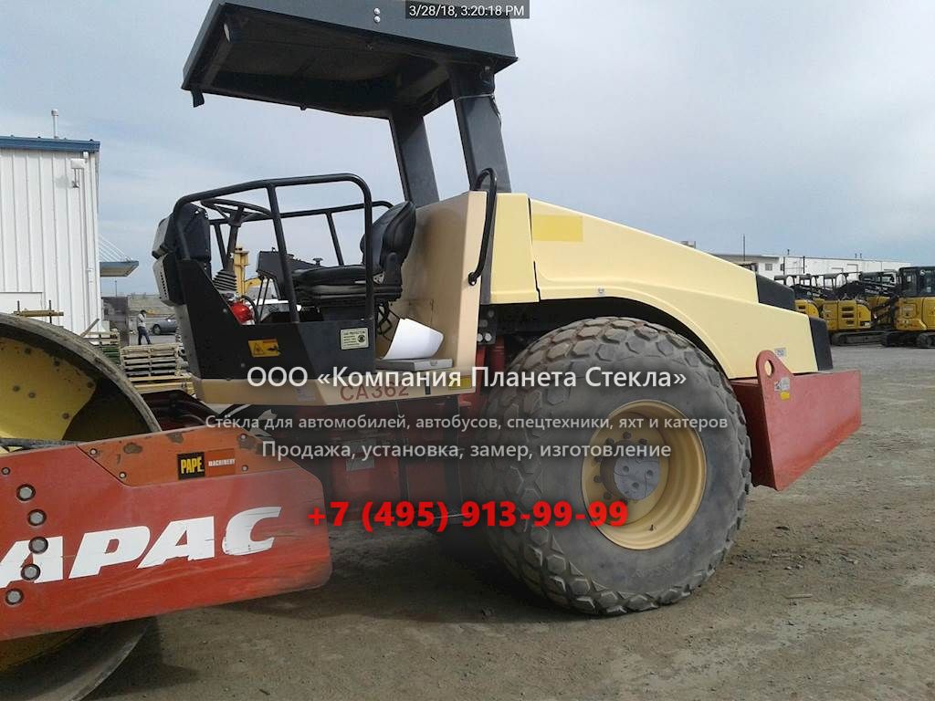 Стекло для грунтовых катков Dynapac CA362D