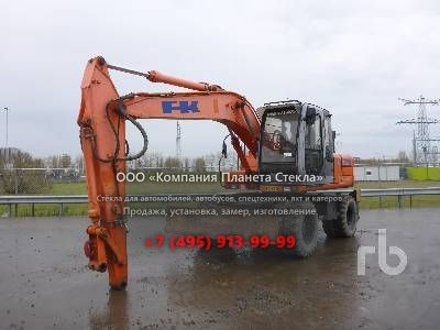 Стекло для колёсных экскаваторов Fiat Kobelco EX 135W