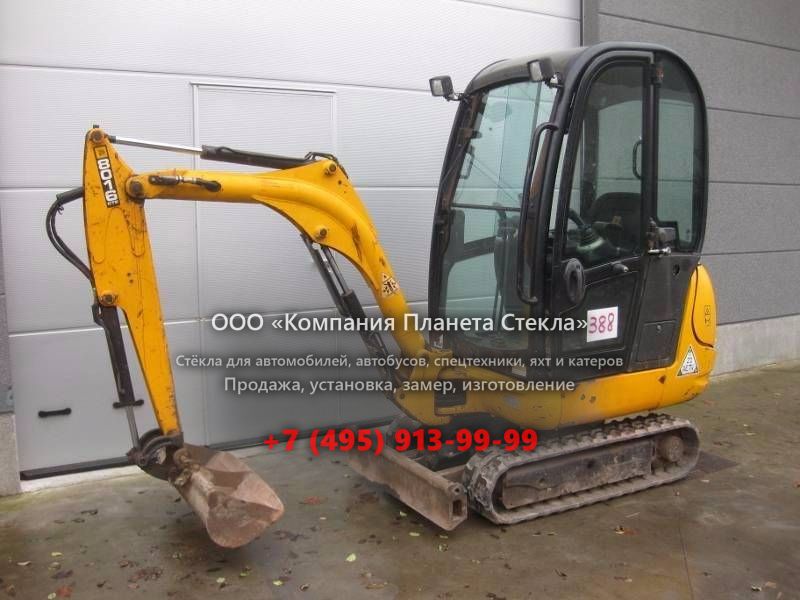 Стекло для гусеничных мини-экскаваторов JCB 8016 CTS