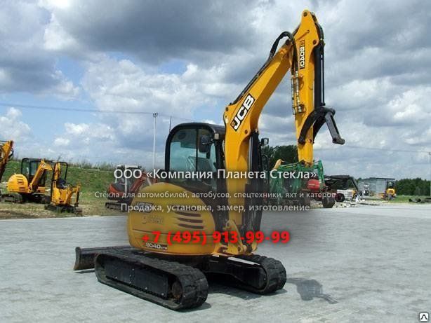 Стекло для гусеничных мини-экскаваторов JCB 8040 ZTS