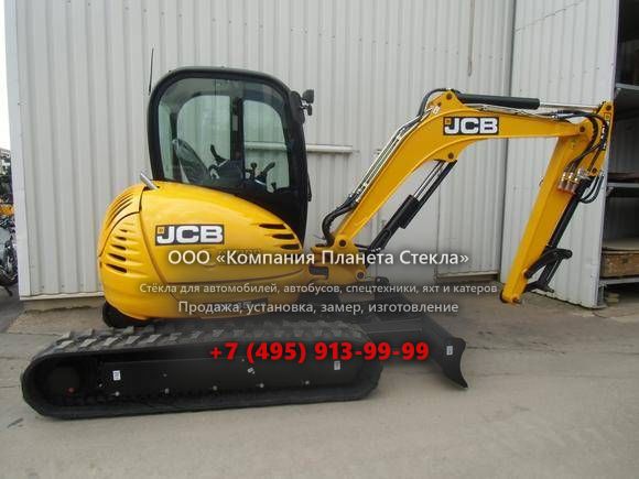 Стекло для гусеничных мини-экскаваторов JCB 8045 ZTS