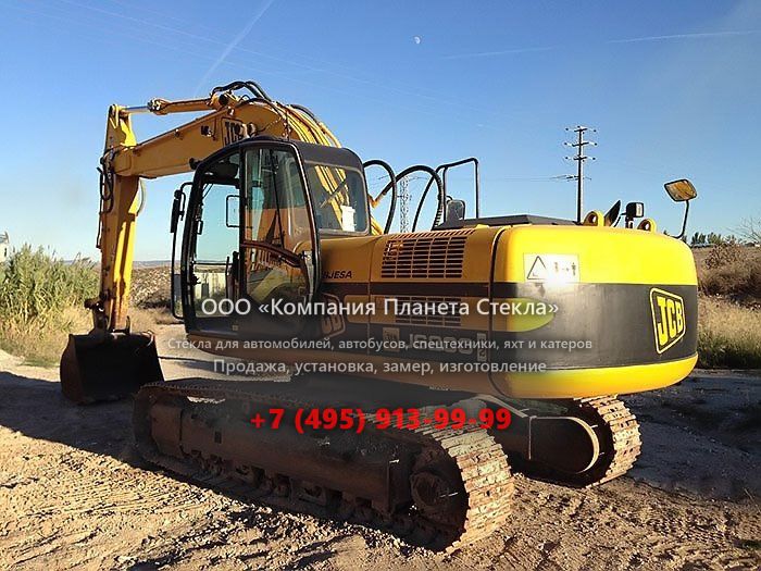 Стекло для гусеничных экскаваторов JCB JS 200