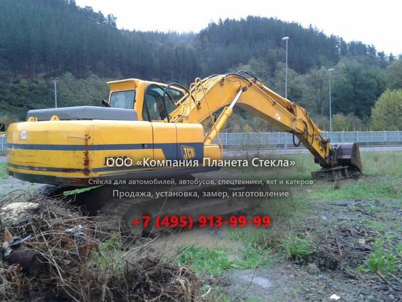 Стекло для гусеничных экскаваторов JCB JS 200S