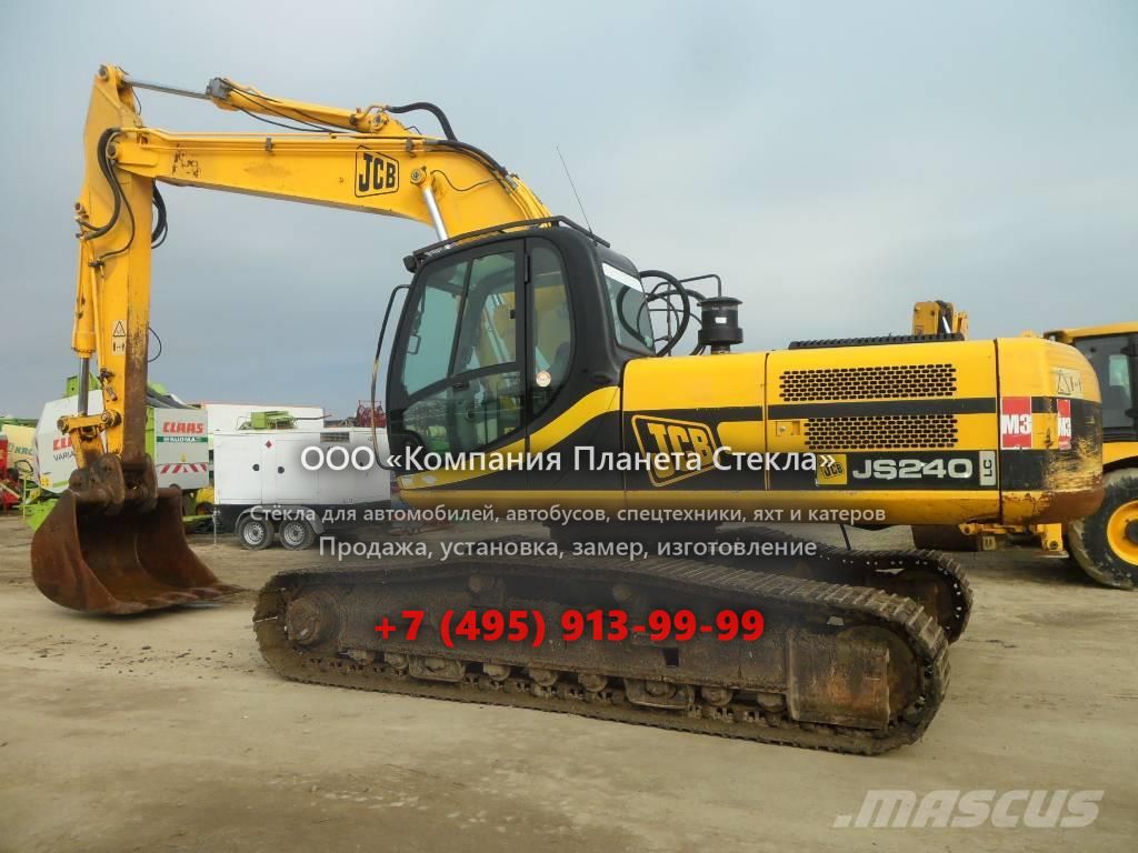 Стекло для гусеничных экскаваторов JCB JS 240
