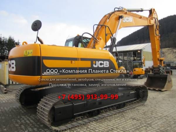 Стекло для гусеничных экскаваторов JCB JS290
