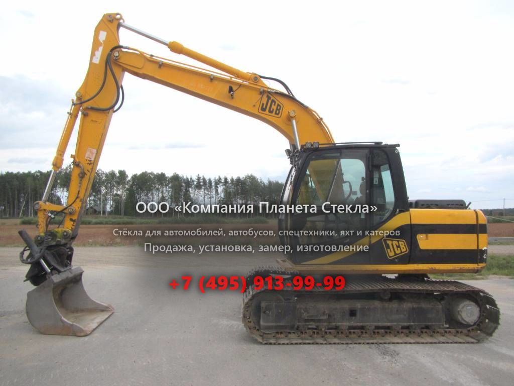 Стекло для гусеничных экскаваторов JCB JS 330NL