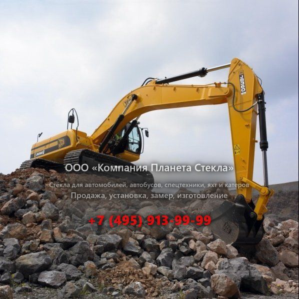 Стекло для гусеничных экскаваторов JCB JS360