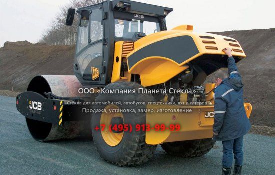 Стекло для грунтовых катков JCB VM 200D/PD