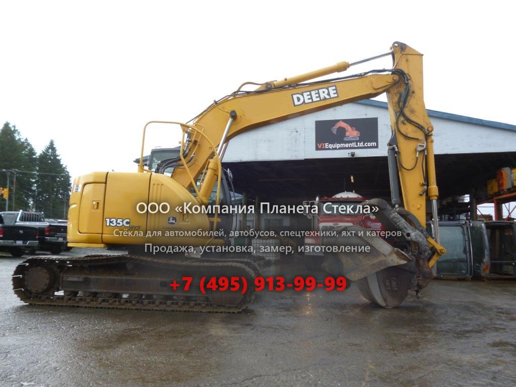 Стекло для гусеничных экскаваторов John Deere 135C