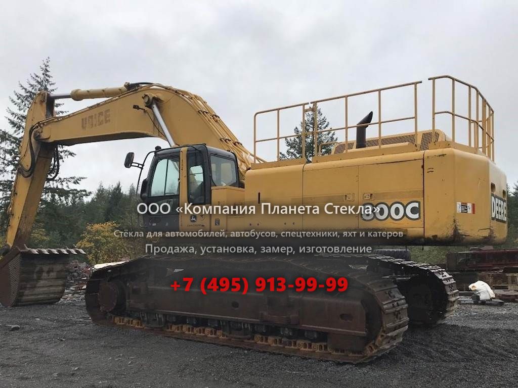 Стекло для гусеничных экскаваторов John Deere 800C