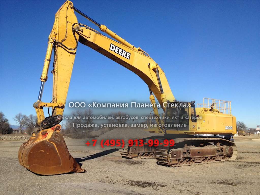 Стекло для гусеничных экскаваторов John Deere 800C LC