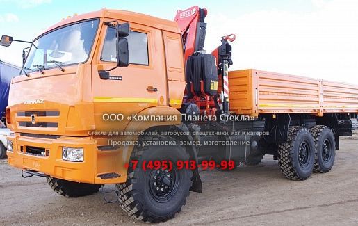 Стекло для бортовых автомобили КамАЗ 65861