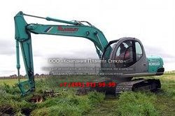 Стекло для гусеничных экскаваторов Kobelco SK120V