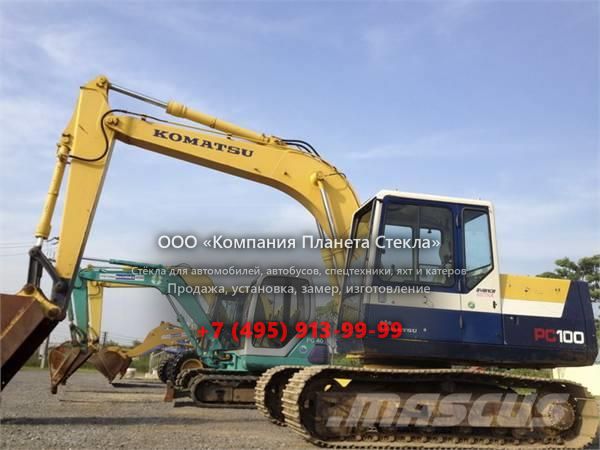 Стекло для гусеничных экскаваторов Komatsu PC100-5