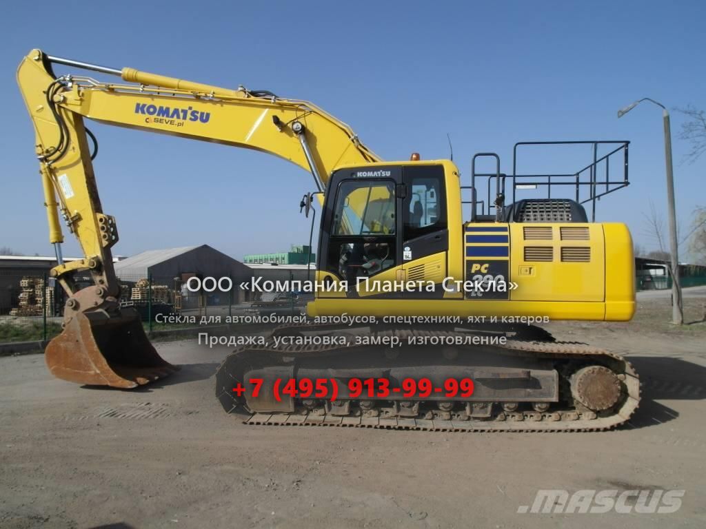 Стекло для гусеничных экскаваторов Komatsu PC290
