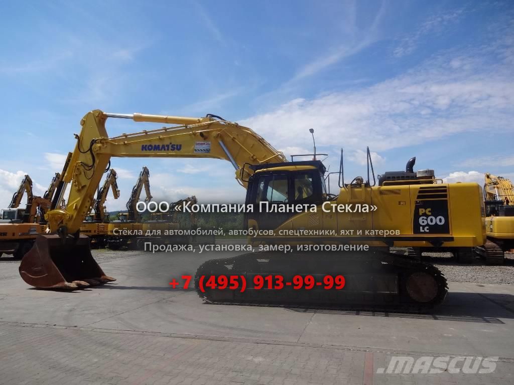 Стекло для гусеничных экскаваторов Komatsu PC600LC-8SE