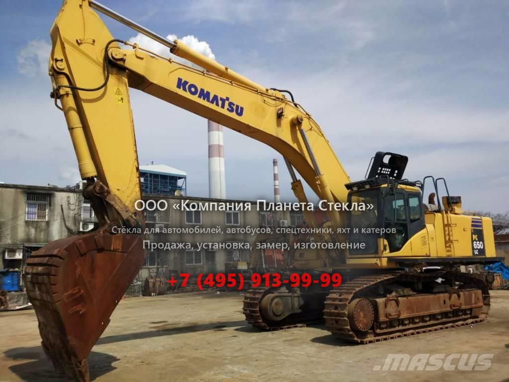 Стекло для гусеничных экскаваторов Komatsu PC650