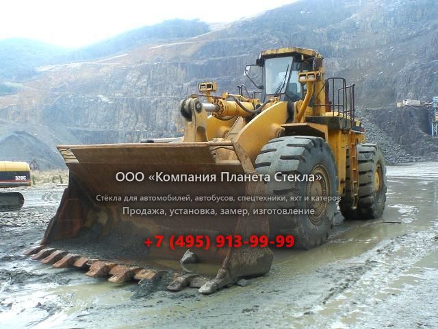 Стекло для колёсных погрузчиков Komatsu WA 800-1
