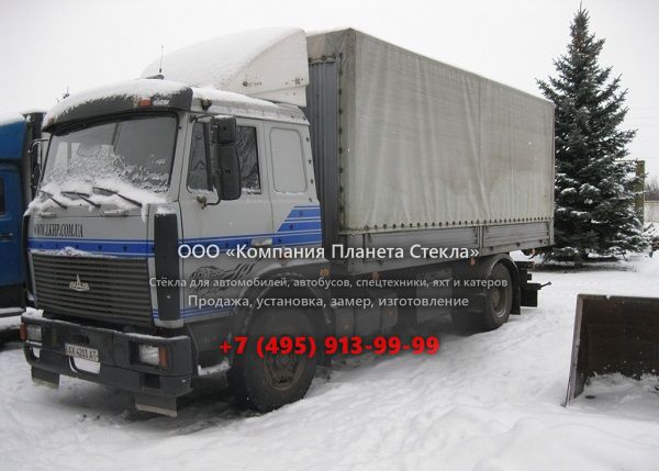Стекло для шасси МАЗ 53366
