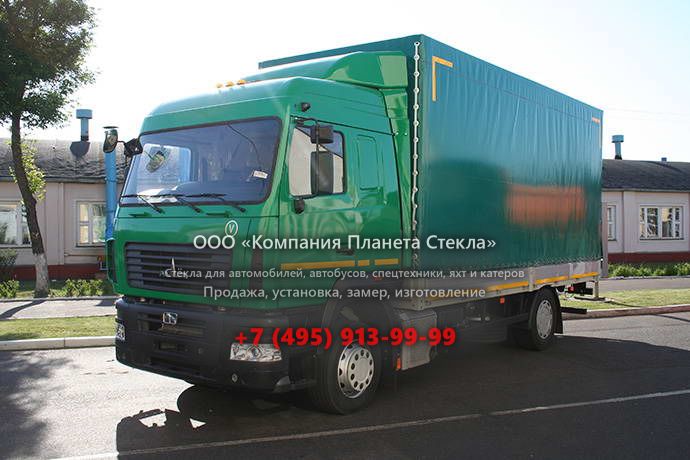 Стекло для бортовых автомобили МАЗ 5340B3