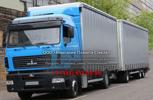 Стекло для бортовых автомобили МАЗ 5340E9