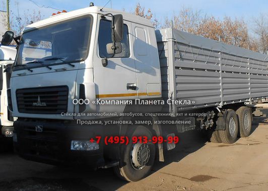 Стекло для бортовых автомобили МАЗ 552934
