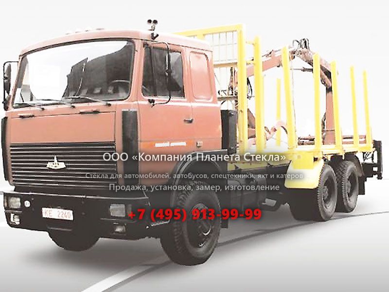 Стекло для шасси МАЗ 63035