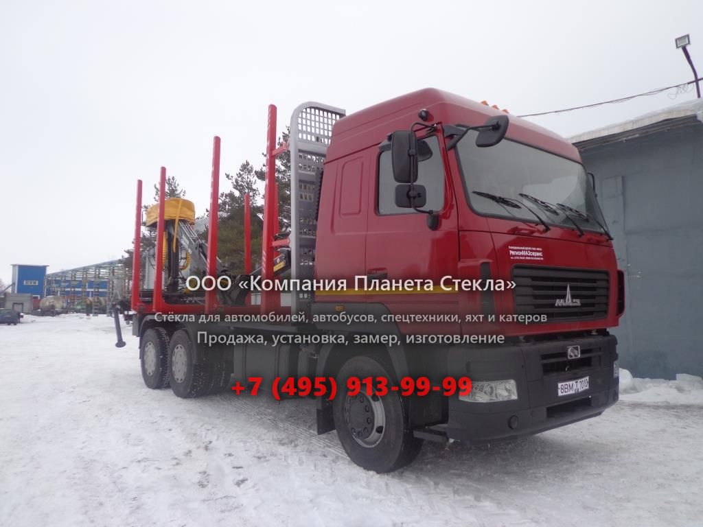 Стекло для бортовых автомобили МАЗ 631219
